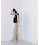 カラーワイドストレートツイルパンツ