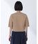 エンブレムボタンニットジャケット半袖