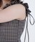 チェックキャミワンピース