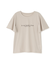 フレアスリーブロゴTシャツ