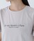 フレアスリーブロゴTシャツ