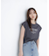 フレンチスリーブロゴTシャツ
