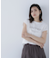 フレンチスリーブロゴTシャツ