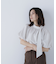 リネンライクサイドタイブラウス