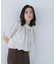 リネンライクサイドタイブラウス