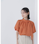リネンライクサイドタイブラウス