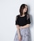 シアーレイヤースリーブニット