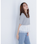 シフォンドッキングペプラムカットソー