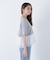 シフォンドッキングペプラムカットソー