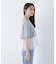 シフォンドッキングペプラムカットソー