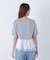シフォンドッキングペプラムカットソー