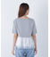 シフォンドッキングペプラムカットソー