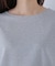シフォンドッキングペプラムカットソー