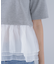 シフォンドッキングペプラムカットソー