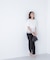 シフォンドッキングペプラムカットソー