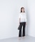 シフォンドッキングペプラムカットソー