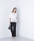 シフォンドッキングペプラムカットソー
