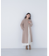 フォルムノーカラーロングコート