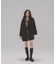 ダブルブレストフォルムミドルコート
