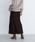 バイアスサテンナロースカート