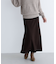 バイアスサテンナロースカート