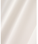 バイカラーフリルネックブラウス