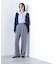 コンパクトベスト セットアップ ワイドストレートパンツ