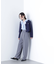 コンパクトベスト セットアップ ワイドストレートパンツ