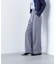 コンパクトベスト セットアップ ワイドストレートパンツ