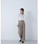 くびれ仕込みベルテッドパンツ