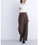 くびれ仕込みベルテッドパンツ