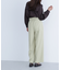 くびれ仕込みベルテッドパンツ