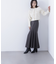 アシメチェックマーメイドスカート