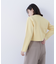 エンブレムボタンニットジャケット