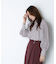シャーリング楊柳ブラウス