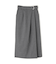 ベルテッドタックナロースカート