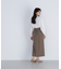 アシメラッフルボウブラウス