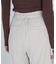 ハイウエストラップワイドパンツ