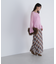 シアーチェックナロースカート