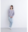 ミックスカラーヘアリーニット