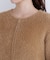 ヘアリージップカーディガン