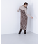 チェックニットキャミワンピースセット