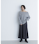 オフショルボクシーラメニット
