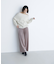オフショルボクシーラメニット