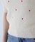 シャギーハート刺繍ニット