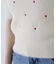 シャギーハート刺繍ニット
