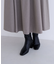 メタルバックルフレアスカート