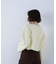 ダイヤ柄クロップドニット