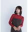 ウールブレンドニットシリーズ モックネック