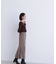 スリットリボンスリーブニット